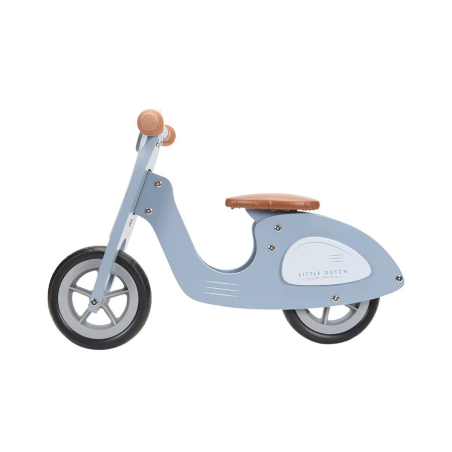 Baby & Child Little Dutch Outdoor Play | Little Dutch Balance Bike Scooter Blue