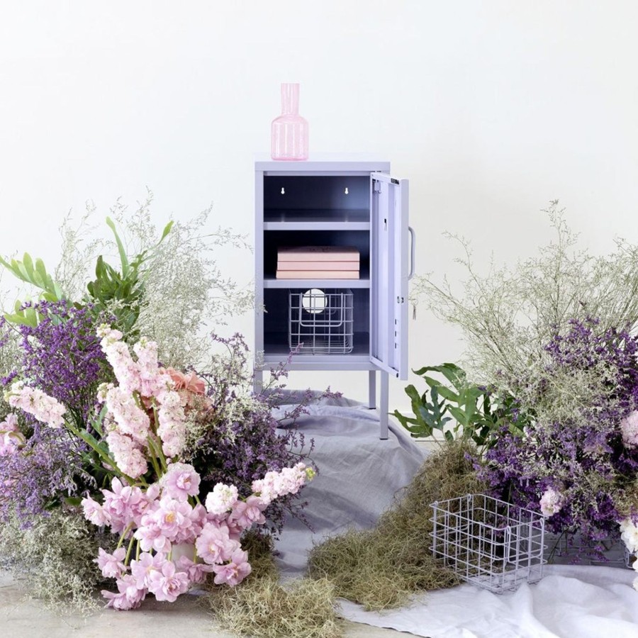 Home & Living Mustard Made Cabinets | Mustard Made Shorty Locker - Lilac - Left Opening