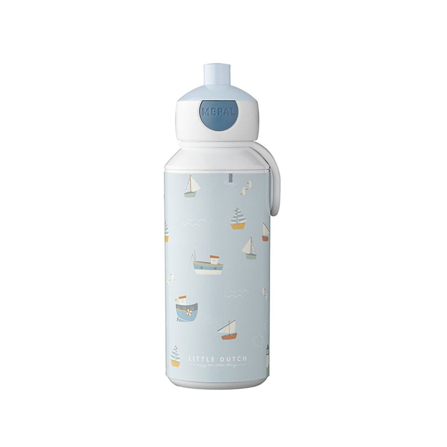 Baby & Child Little Dutch Outdoor Play | Little Dutch Mepal Pop-Up Water Bottle - Sailors Bay Blue