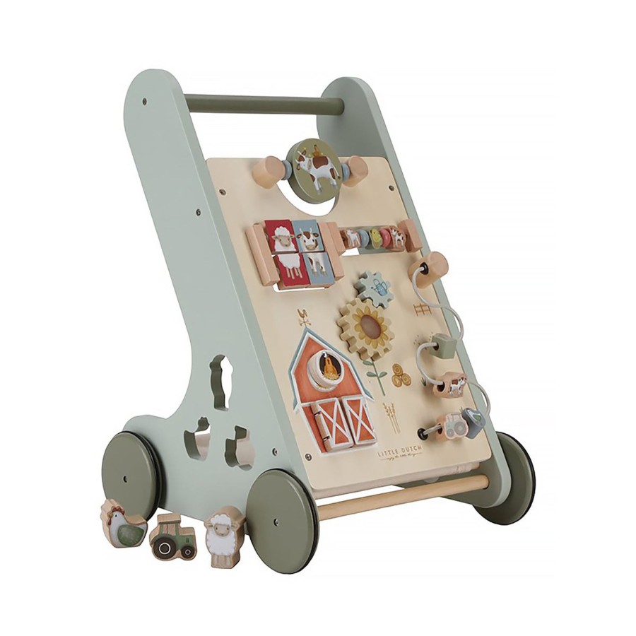 Gifts Little Dutch | Babies Walker With Multiple Activities Built In Multi Colour