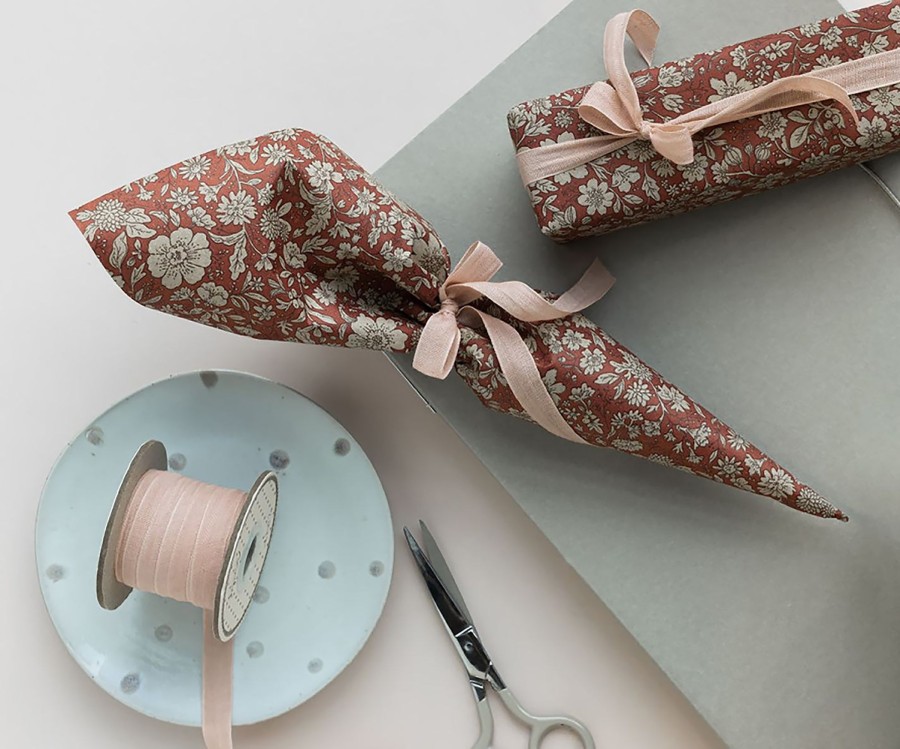 Gifts Maileg | Maileg Gift Wrap Roll - Blossom Ocher