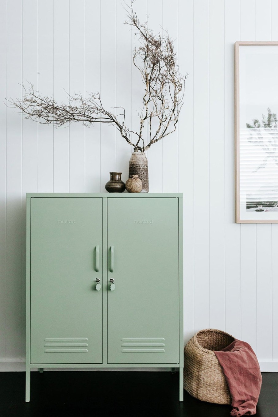 Home & Living Mustard Made Cabinets | Mustard Made Midi Locker - Sage