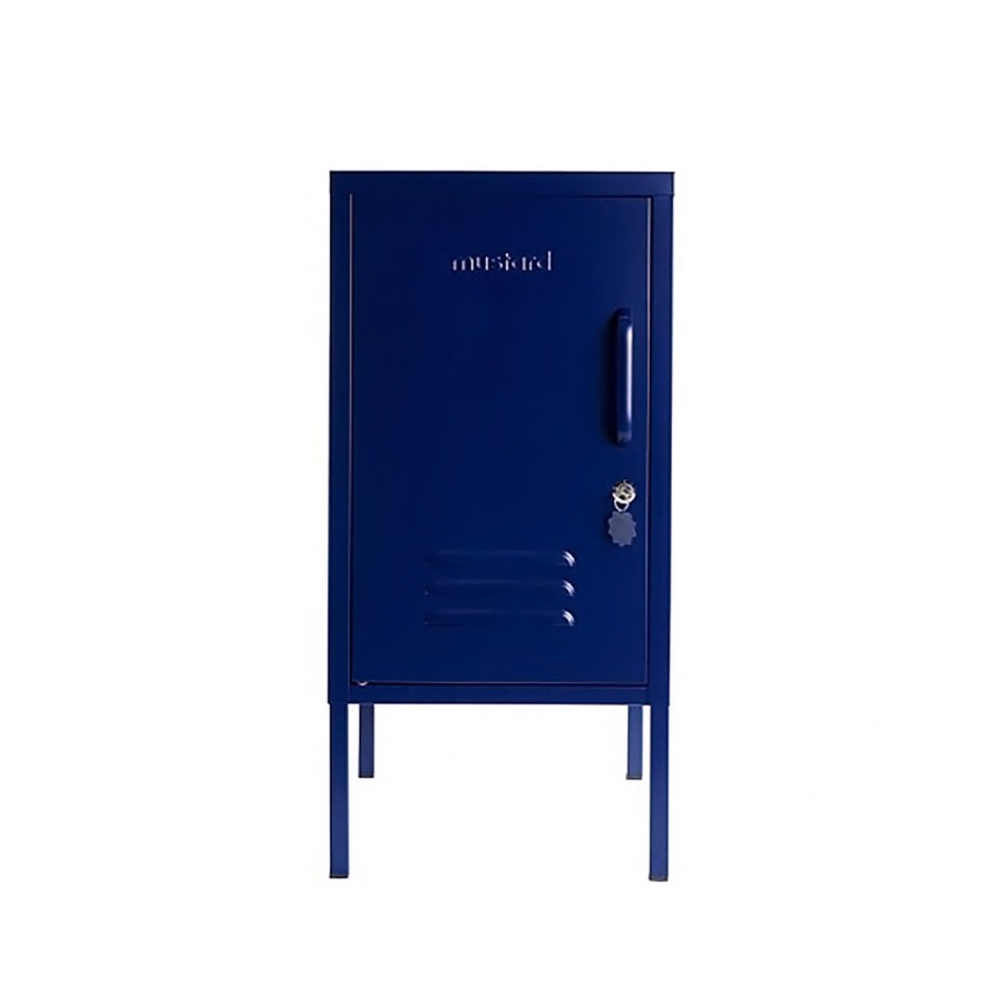 Home & Living Mustard Made Side Tables | Mustard Made Shorty Locker - Navy - Left Opening