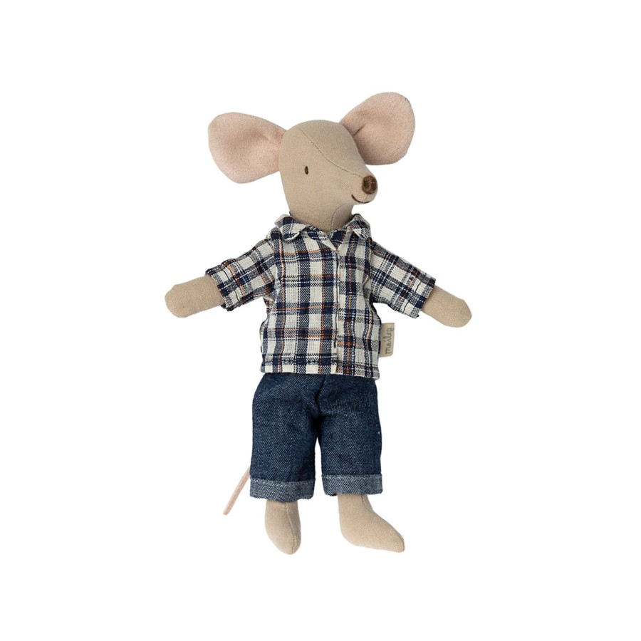 Baby & Child Maileg Soft Toys | Maileg Dad Mouse