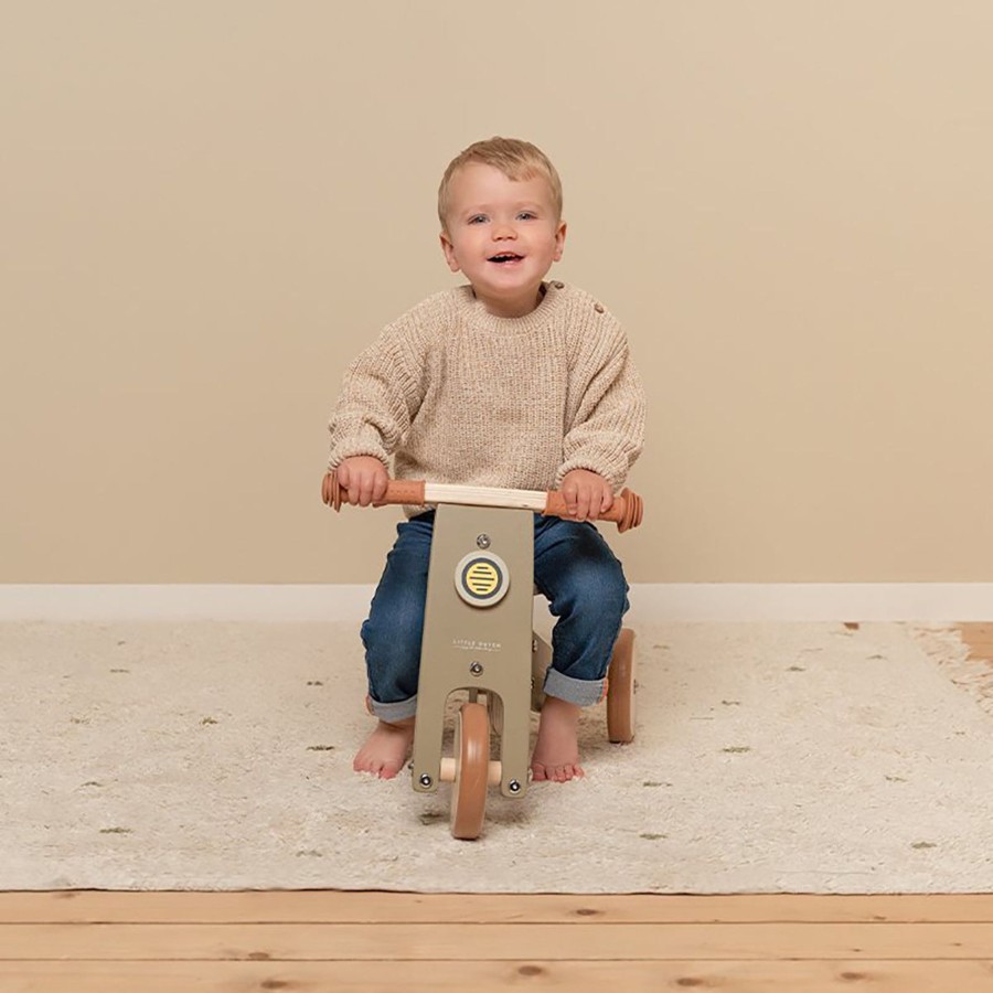 Gifts Little Dutch | Little Dutch Wooden Tricycle Olive