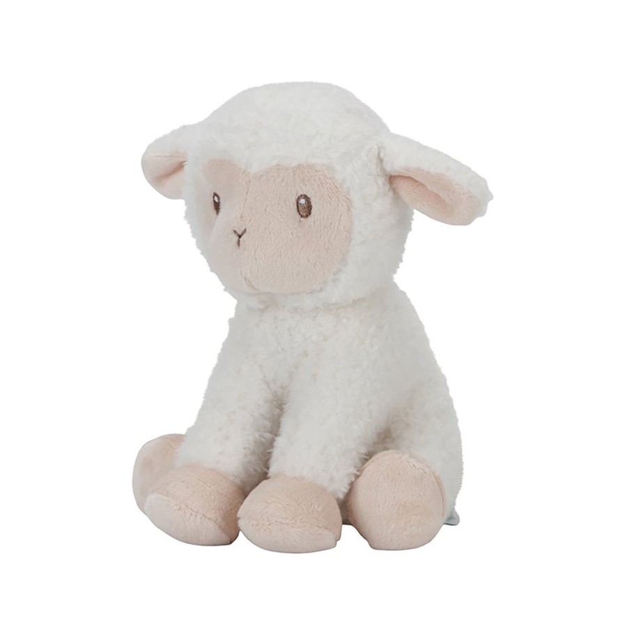 Baby & Child Little Dutch Soft Toys | Little Dutch Cuddly Toy Sheep 25Cm - Little Farm White