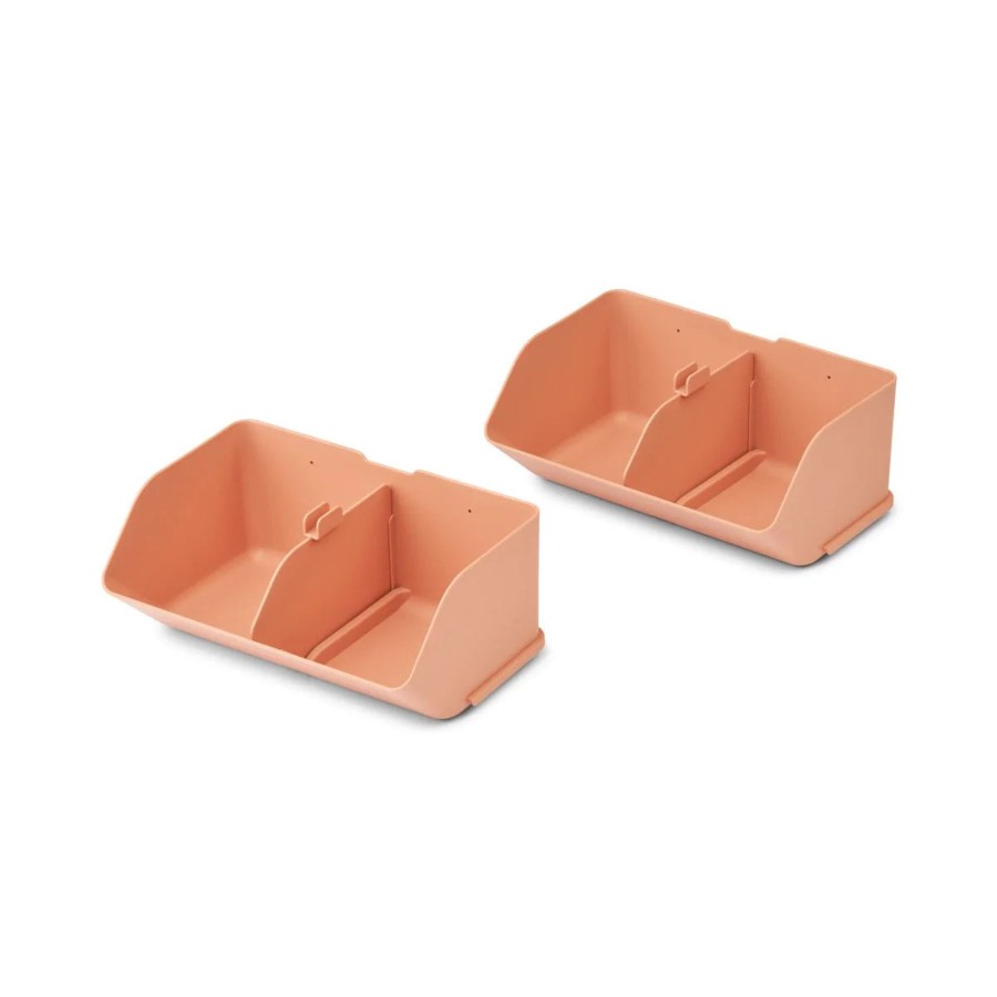 Home & Living Liewood Kitchen Storage | Liewood Rosemary Medium Desktop Organiser 2-Pack Tuscany Rose