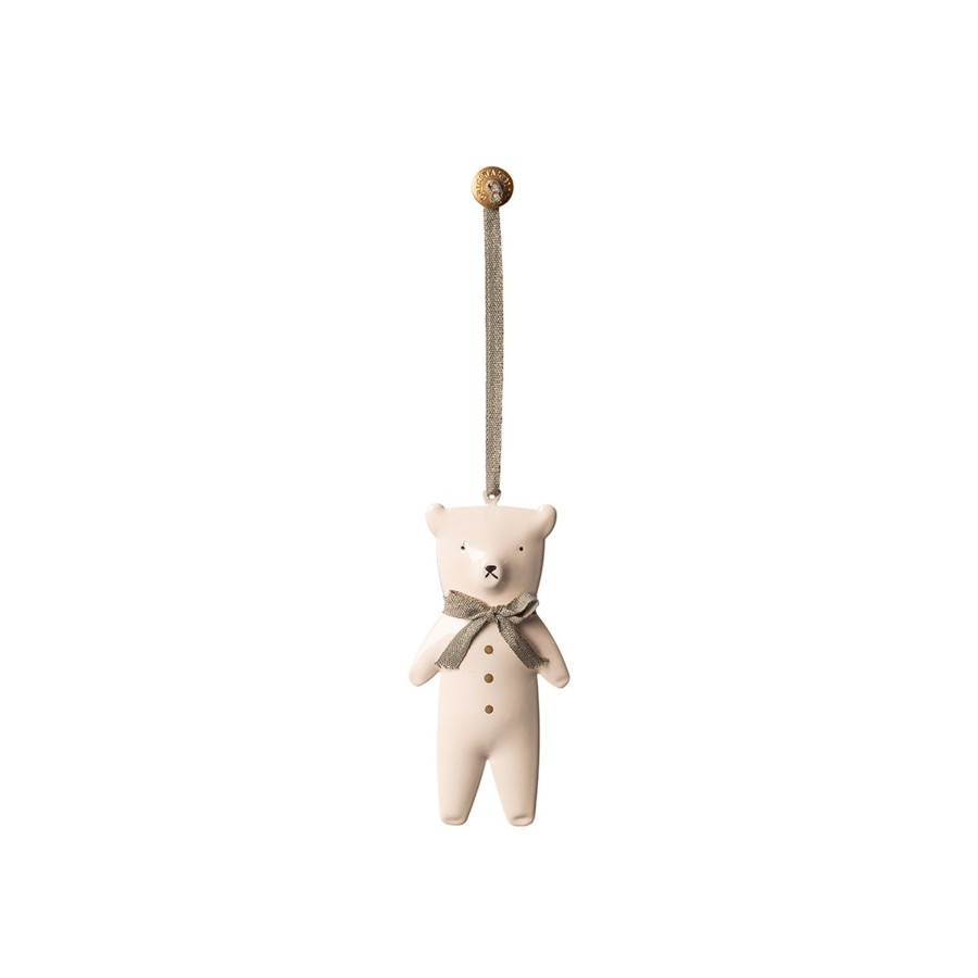 Gifts Maileg | Maileg Christmas Metal Ornament, Teddy Bear