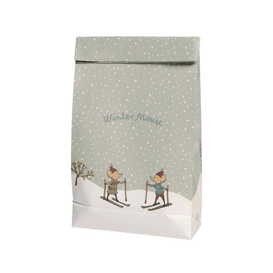 Gifts Maileg | Maileg Gift Bag - Winter Mouse (Set Of 5)