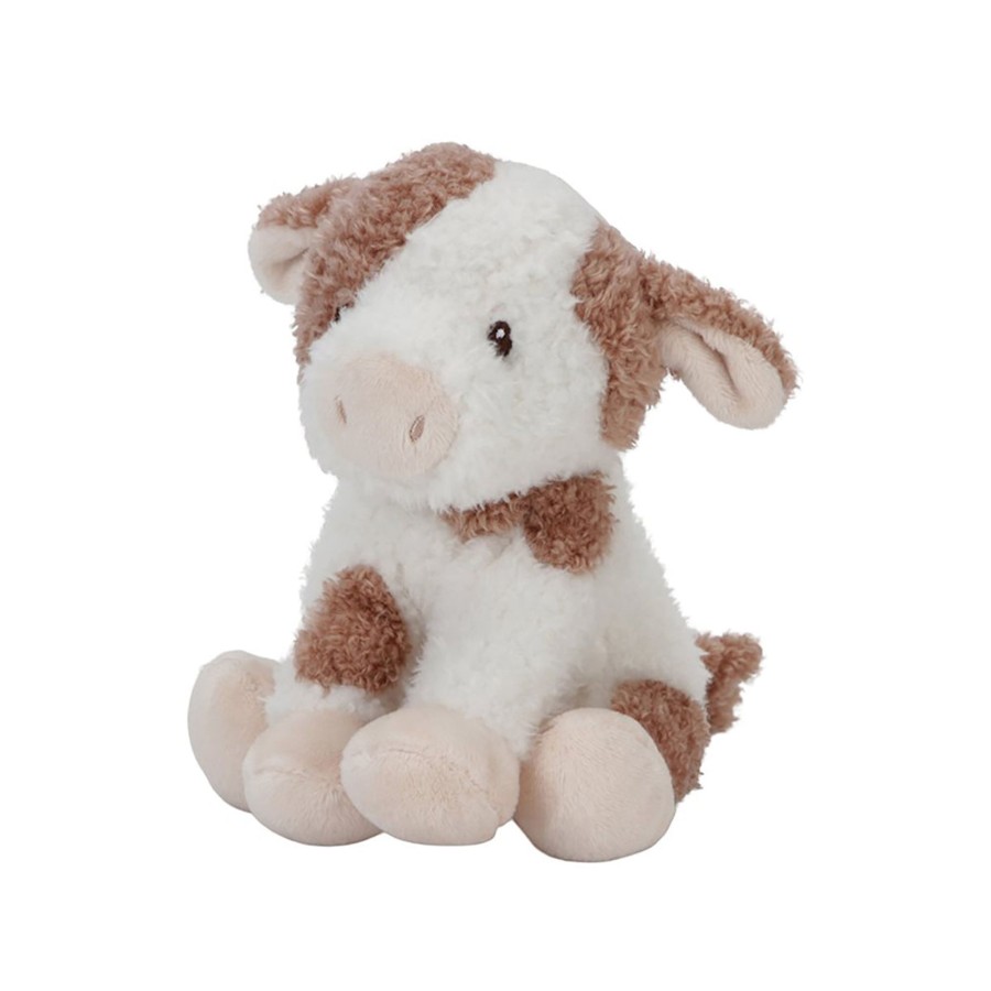 Baby & Child Little Dutch Soft Toys | Little Dutch Cuddly Toy Cow 17Cm - Little Farm Multi