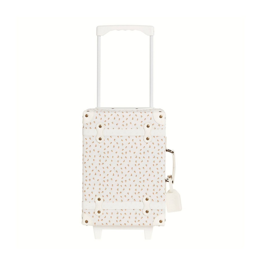 Gifts Olli Ella | Olli Ella See Ya Suitcase - Leafed Mushroom Multi