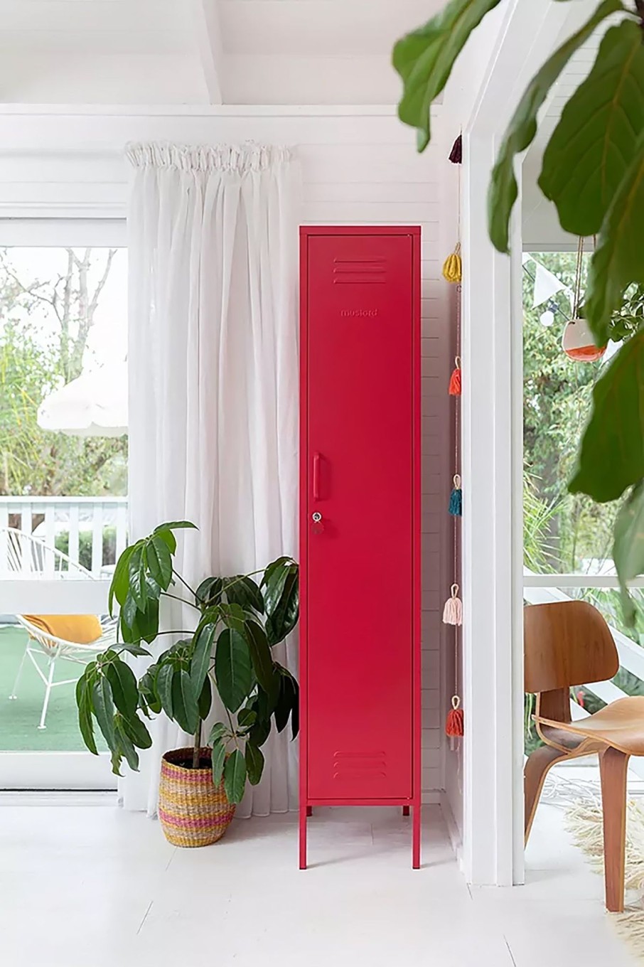 Home & Living Mustard Made Cabinets | Mustard Made Skinny Locker - Poppy Red