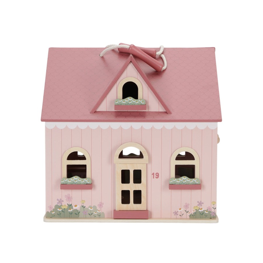 Baby & Child Little Dutch Wooden Toys | Little Dutch Wooden Dollhouse - Small Pink