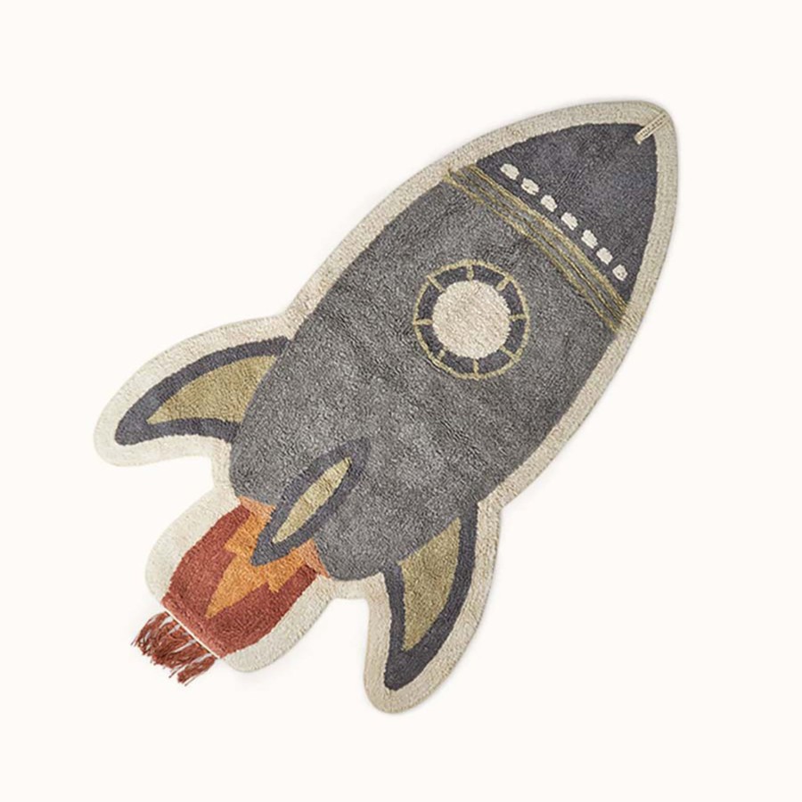 Baby & Child Little Dutch Wall Decor | Little Dutch Rocket Rug Blue