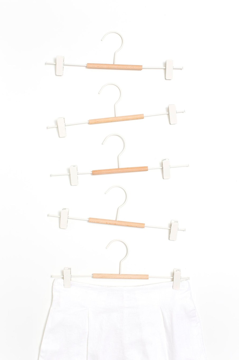 Home & Living Mustard Made Bedroom Storage | Mustard Made Adult Clip Hangers - Chalk White