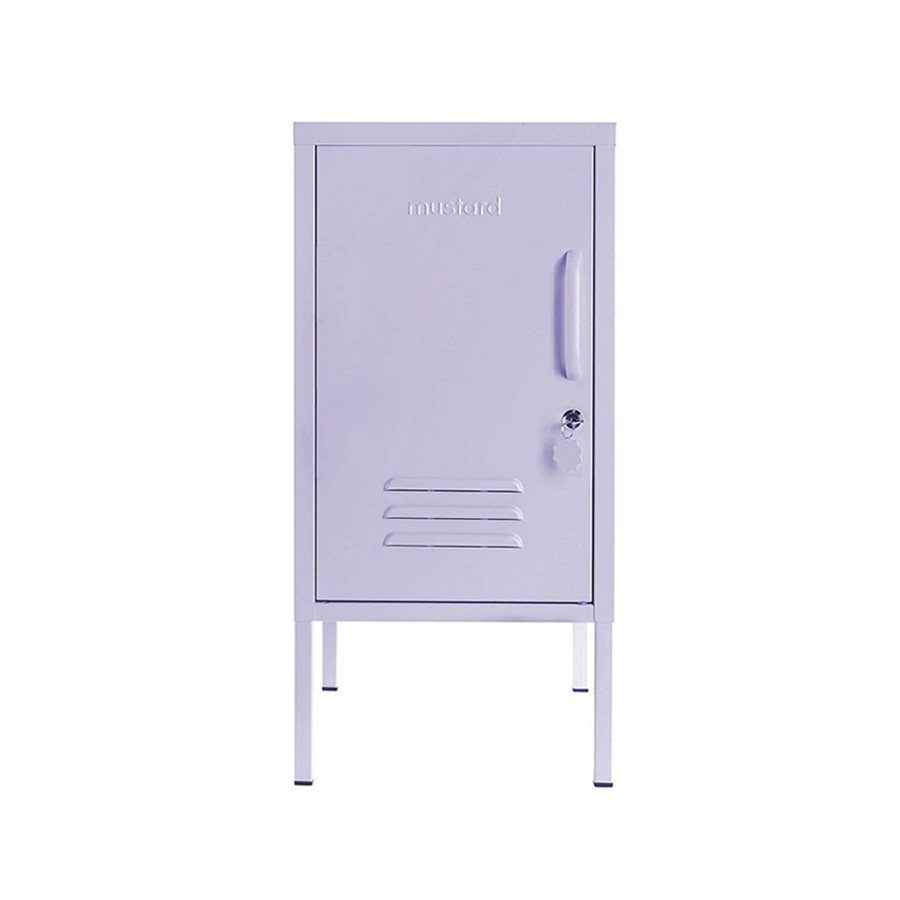 Home & Living Mustard Made Side Tables | Mustard Made Shorty Locker - Lilac - Left Opening