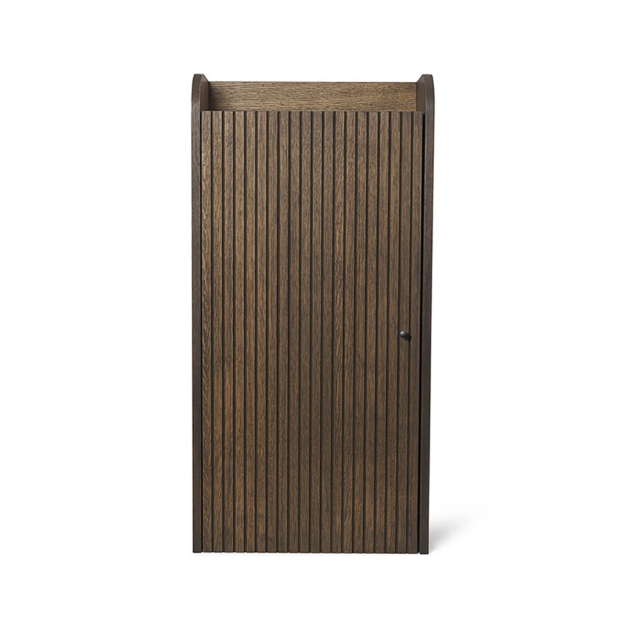 Home & Living Ferm Living Vases & Plant Pots | Ferm Living Sill Wall Cabinet Dark Stained Oak