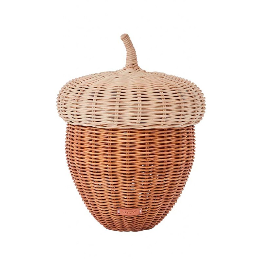 Home & Living OYOY Living Design Boxes & Baskets | Buy The Oyoy Acorn Basket Natural