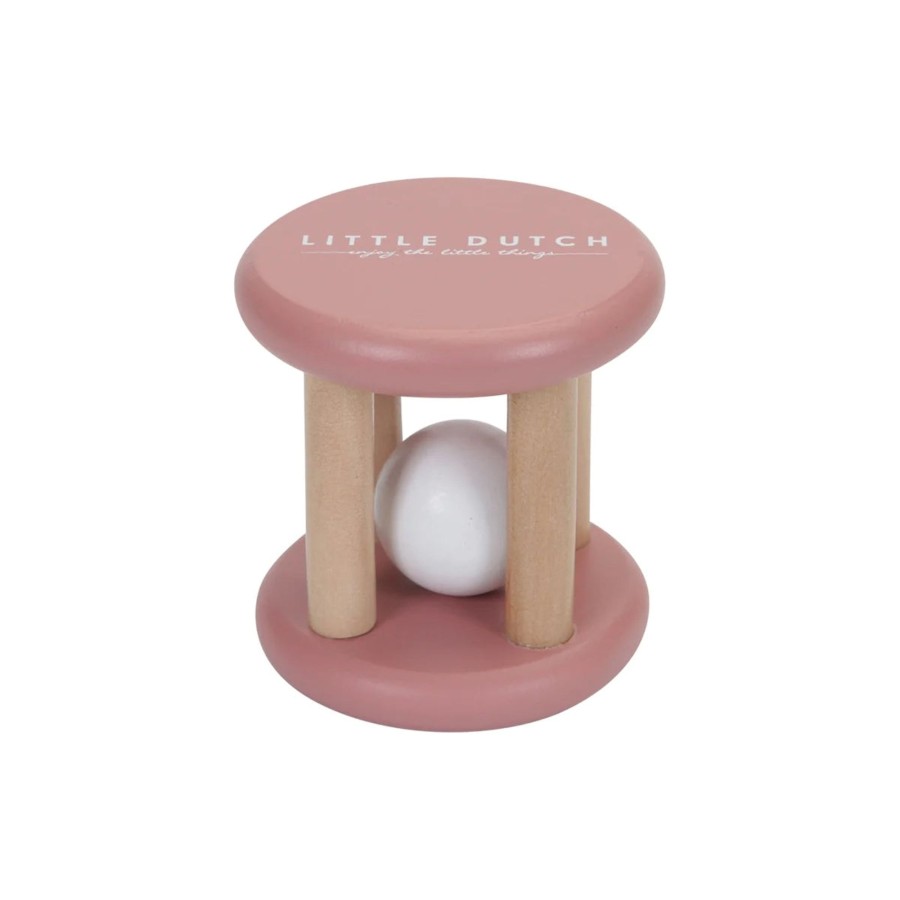 Gifts Little Dutch | Little Dutch Roller Rattle Pink