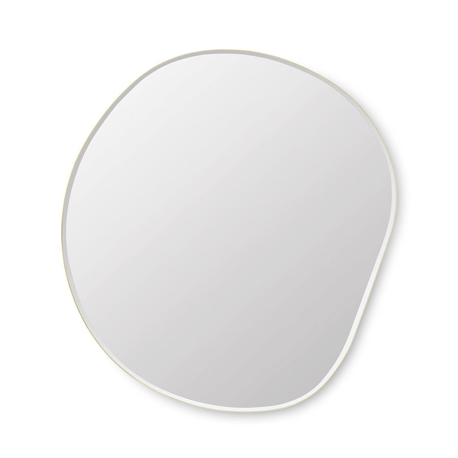 Home & Living Ferm Living Bedroom Mirrors | Ferm Living Xl Pond Mirror - Brass