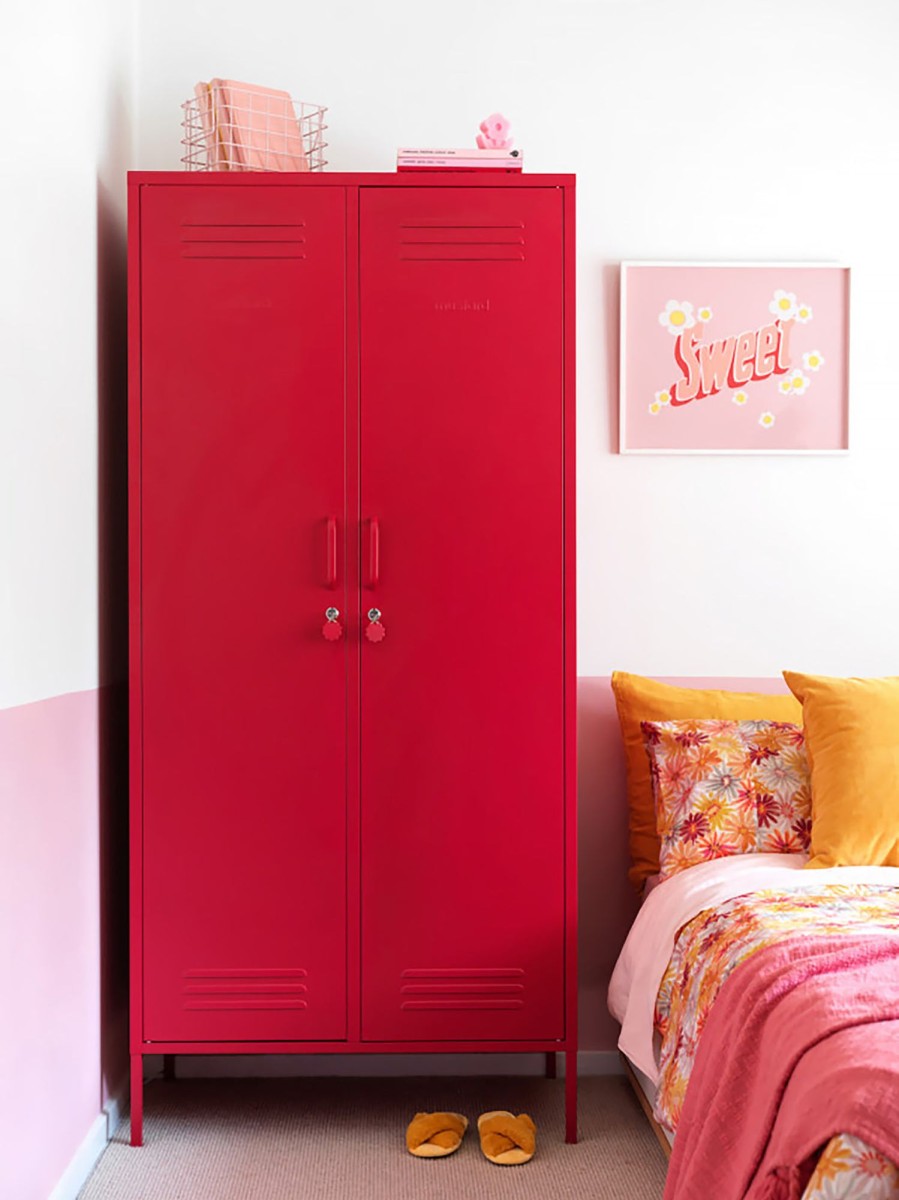 Home & Living Mustard Made Kitchen Storage | Mustard Made Twinny Locker Poppy Red